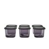 Keuken Gulcan Home | Karaca Forbs Voorraadpotten | Set Van 6 | Incl. Lepels | Zwart